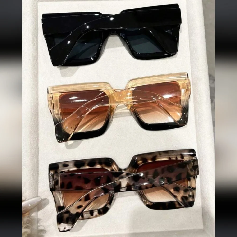 Geometric Oversized Sunglasses Pick One - Picture 2 of 3
